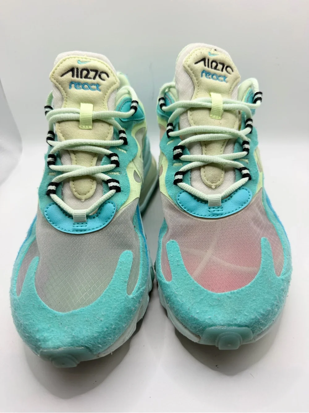 Nike Women's Pastel Teal & Mint Layered Sneakers